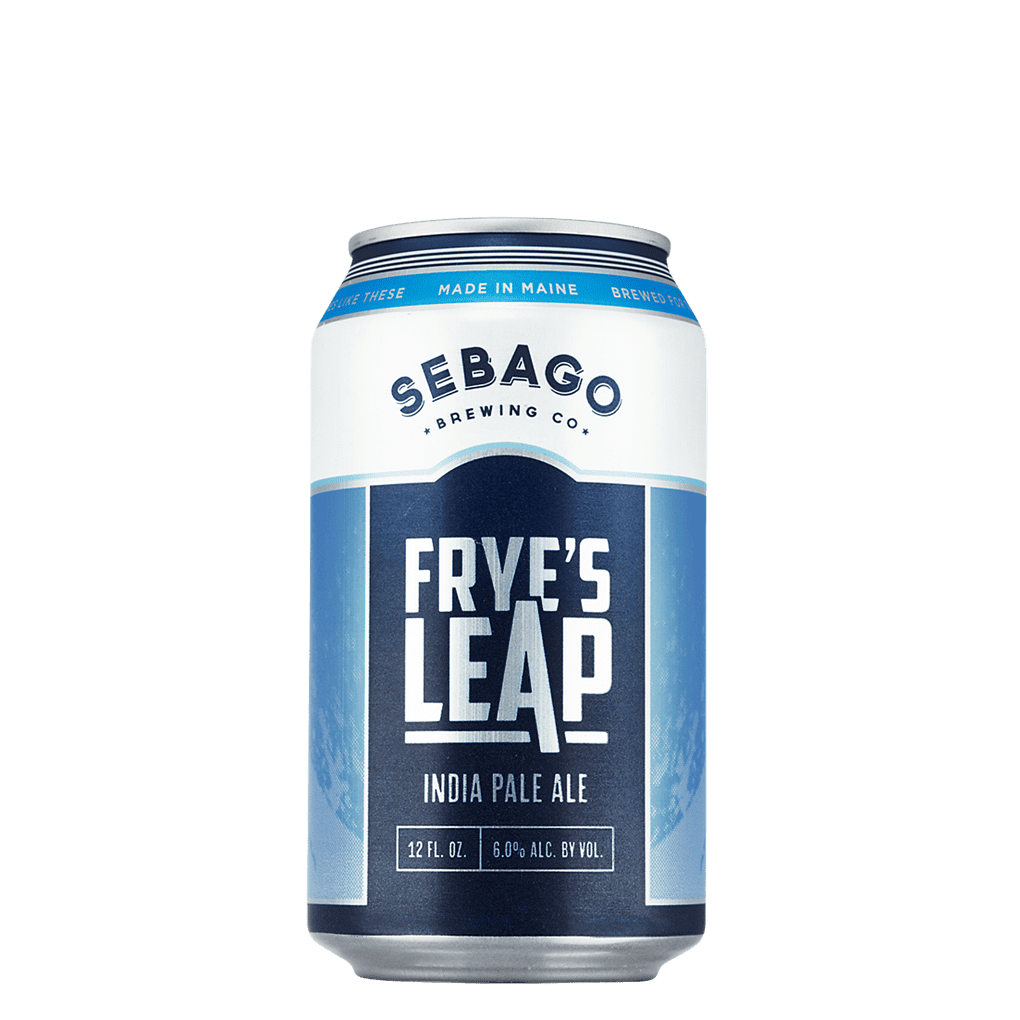 Frye's Leap IPA by Sebago Brewing Company