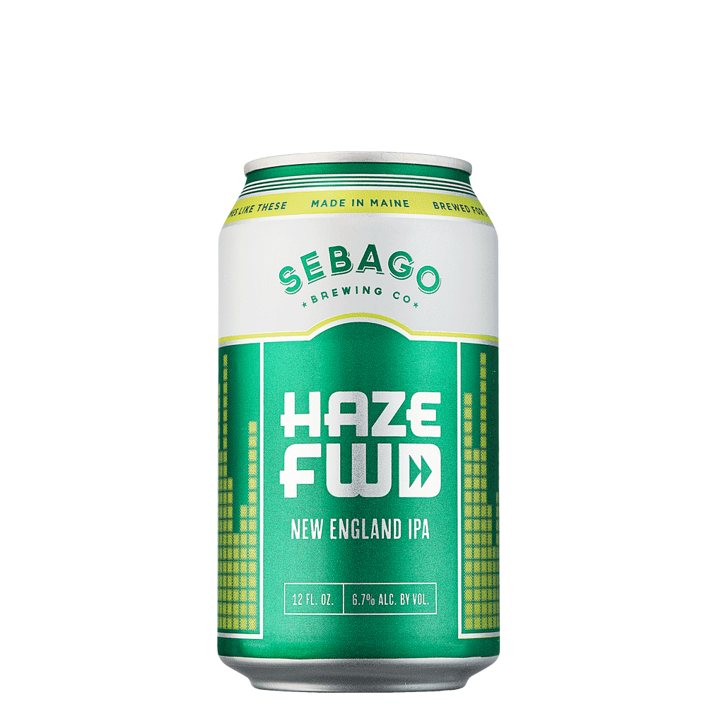 Sebago Brewing Haze FWD Beer in a can