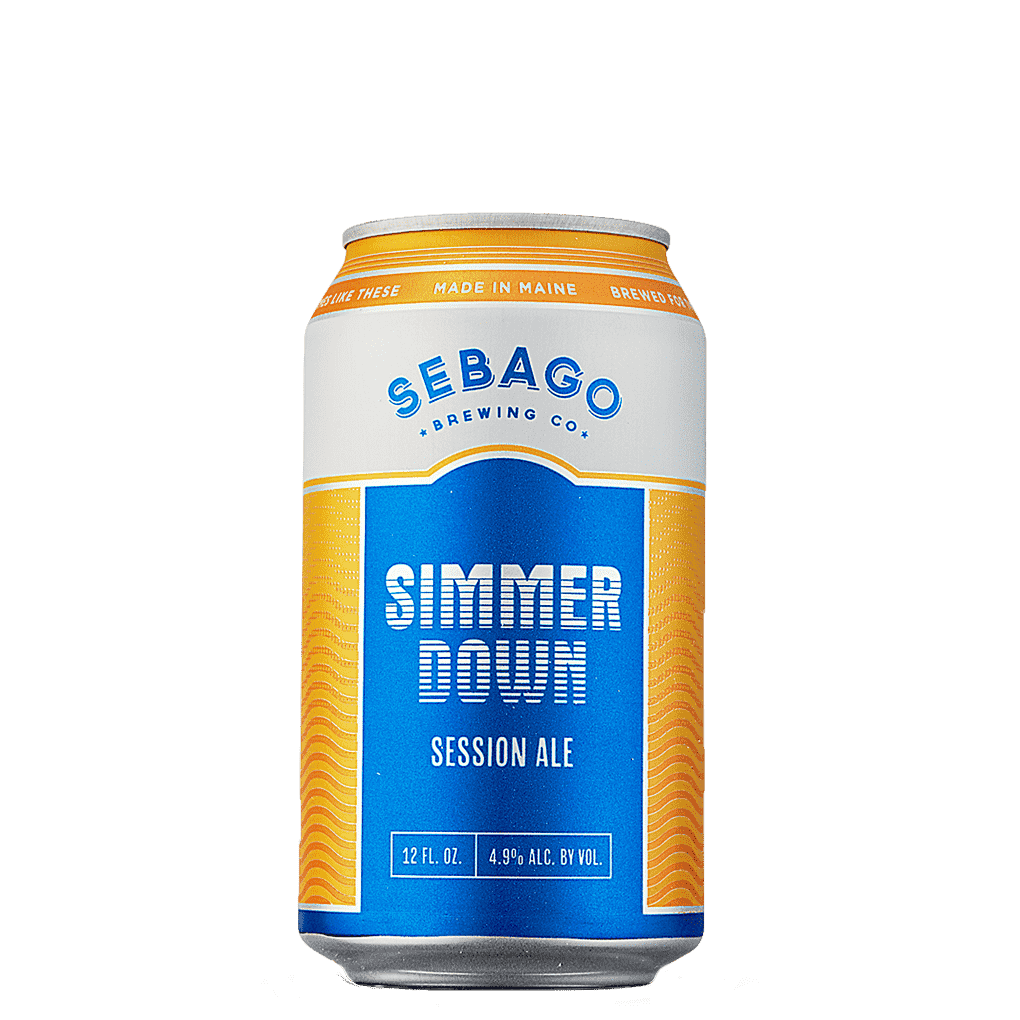 Sebago Brewing Simmer Down Beer in a can