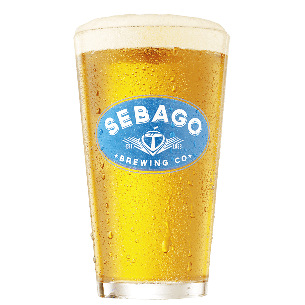 Sebago Brewing Streets Of Rome Beer in a glass