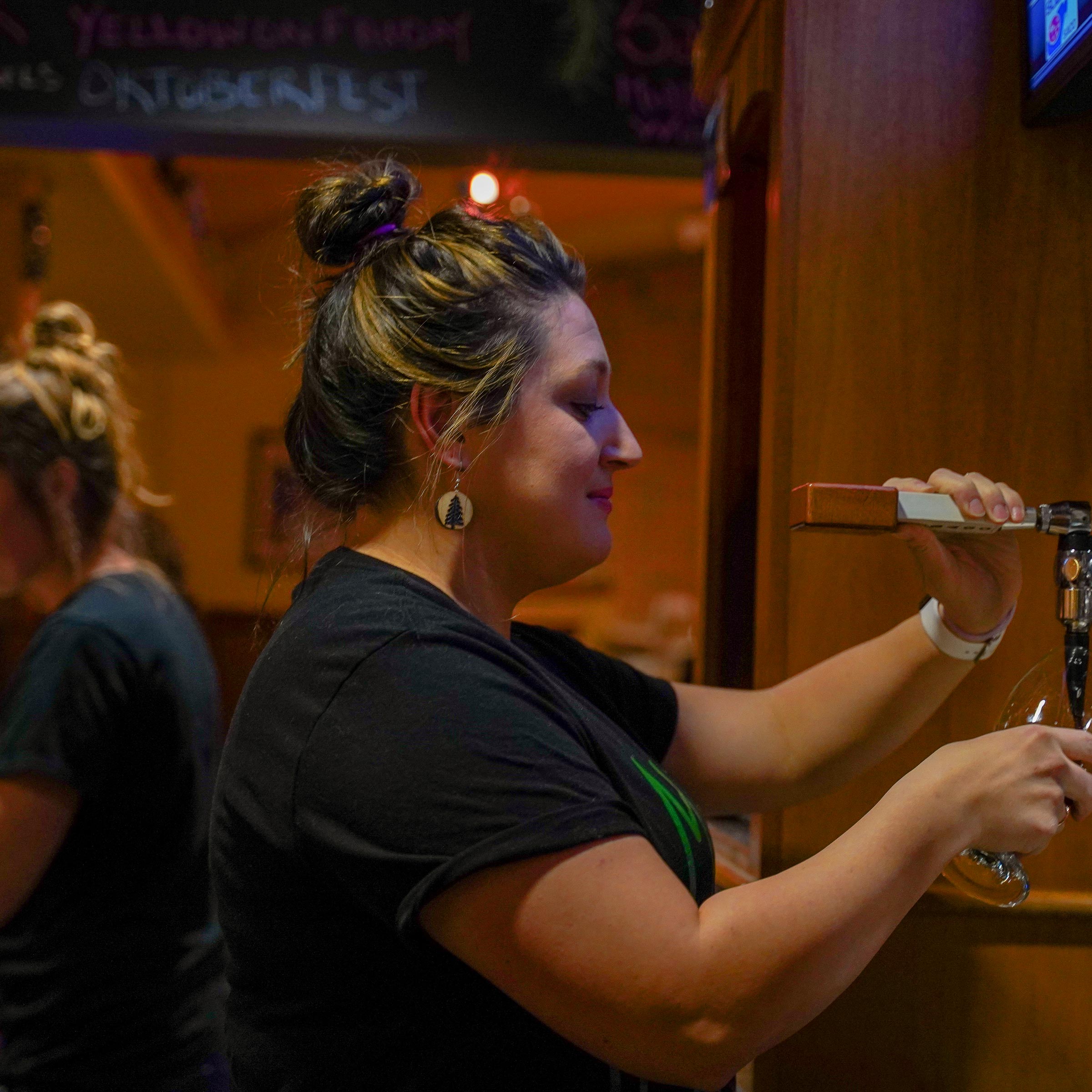 Bartender at Sebago Brewing Kennebunk